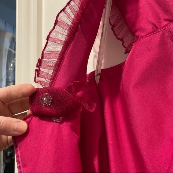 Atelier Alyce Boutique Collections Prom Dress Fuchsia Size 4 NWT Ruffles - Picture 6 of 9